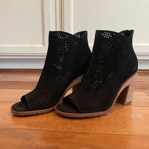 Lucky Brand Peep Toe Booties
